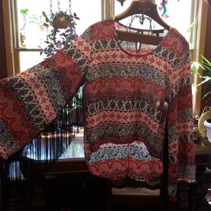 See You Monday fringe top